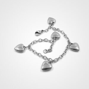 Pulsera Corazón -  Plata
