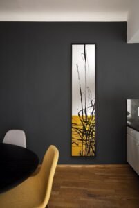 Lienzo vertical, planta